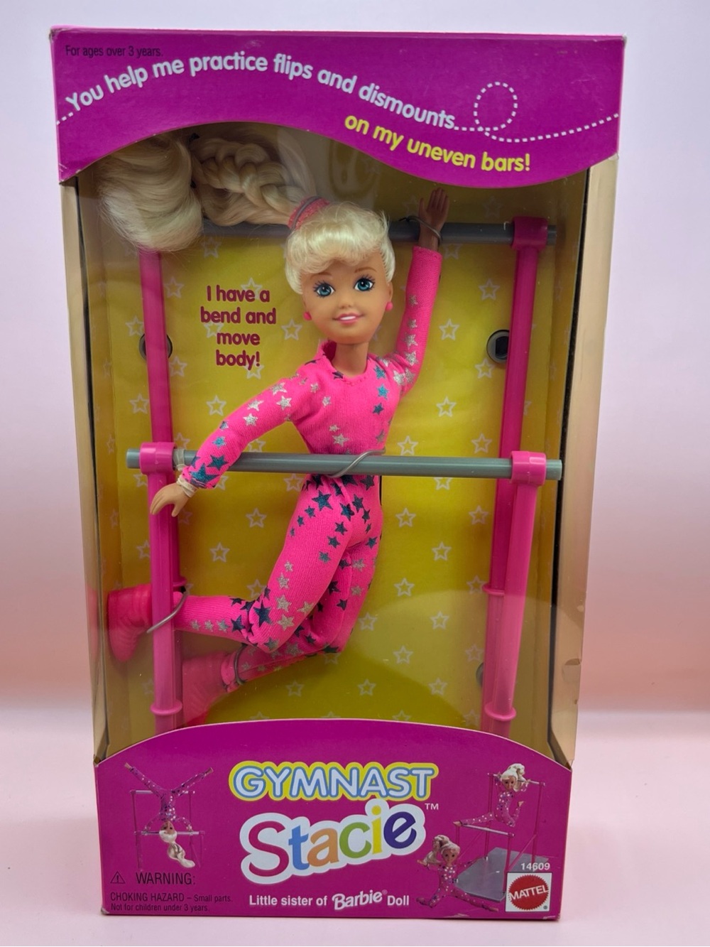 1995 Vintage Gymnast Stacie Little Sister of Barbie 14609 New in Box! Sealed